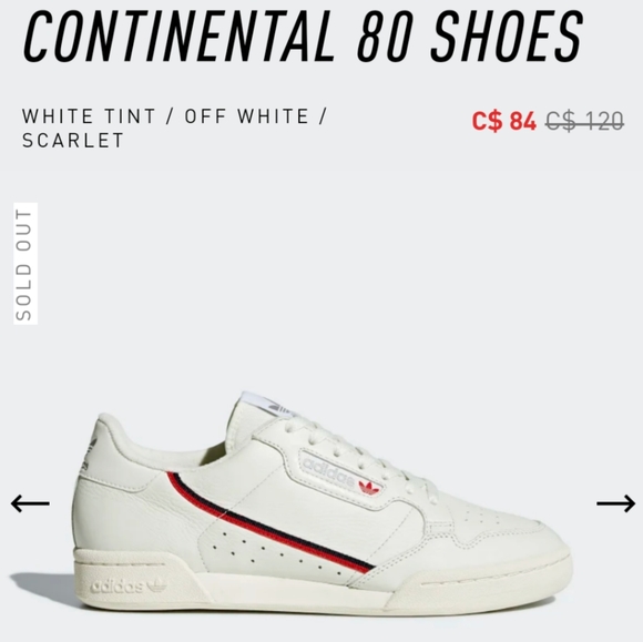 🚫SOLD🚫 Adidas Continental 80 Shoes - Picture 5 of 7